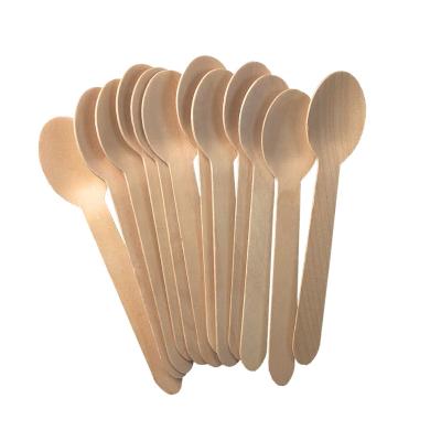 China (Household Biodegradable Eco Friendly Disposable Wooden Spoon for sale