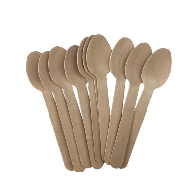 China (Household China Factory Eco Friendly Disposable Spoons Wood for sale