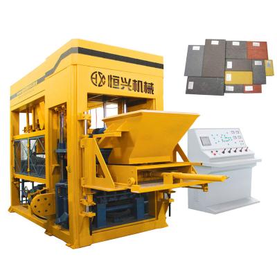 China HQTY8-15 Full Automatic Factory PLC Cement Concrete Solid Hollow Block Making Machine for sale