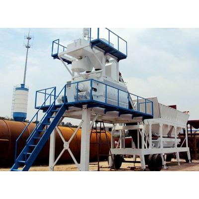 China Building Material Building Material Stores YHZS35 Mobile Batch Concrete Mixing Equipment Mobile Concrete Plant for sale