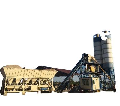 China HZS50 Automatic Modular Concrete Cement Mixing Plant Building Industry Building Industry Kneading Mixer for sale