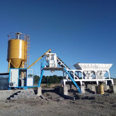 China Construction worksÂ   Small Cheap Concrete Batching Plant 25 35 50 Capacity Automatic Mixing Machine Standard Product for sale