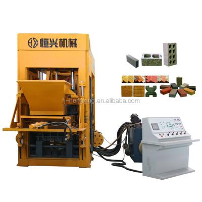 China HQTY9-15 Full Automatic Brick And Building Material Stores Block Making Machinery Hollow Block Machine Solid Brick Machine for sale