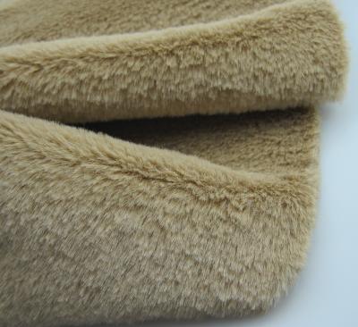 China Toy SOFT HAND SENSATION PV FAUX RABBIT FAUX FUR HIGH QUALITY SOLID FUR FOR GARMENT for sale