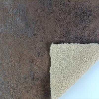 China Toy Fabric Teddy Suede Composite Bonding Fabric Bonded Fabric For Garment for sale