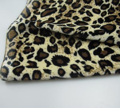 China Sustainable Spandex Stretch Fabric Printed Korean Velvet For Garment /Home Textiles for sale