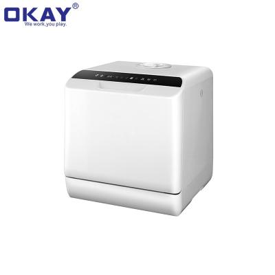 China Small Stature Large Capacity Washing Dishes Countertop Portable Smart Dishwasher Mini Dish Washing Machine China Supplier for sale