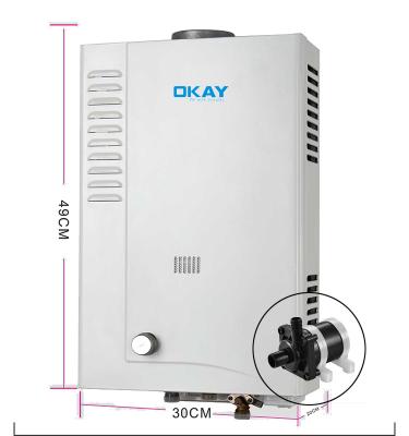 China Cheap Household Gas Water Heater White Wall Power Storage Parts Sales Color Type Housing Heat Warranty Original Iron Material Free YEAR for sale