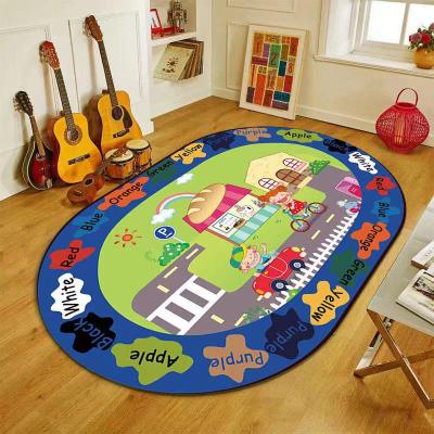 China Kids Education Toy Folding Roll Up Carpet Modern Eco-Friendly Kids Carpet Custom Rugs And Blankets Kids Room Baby Play Mat for sale