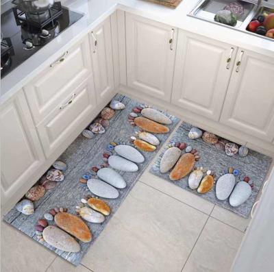 China 2022 High Quality Modern Customize Pattern Kitchen Rugs PVC Flooring Mat Carpet And Rugs for sale