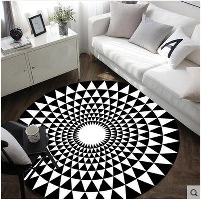 China 2022 Washable Hot Selling Blankets Chinese Manufacturer Black And White Luxury Living Room Carpet for sale