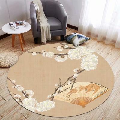 China Chinese factory custom modern luxury round rug cheap washable best rugs wholesale for sale