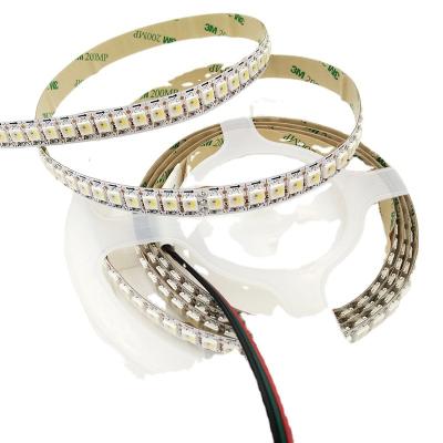 China LANDSCAPE PCB IP40 144LEDs/m Non-waterproof white programmable rgbw SK 6812 pixel LED strip for sale