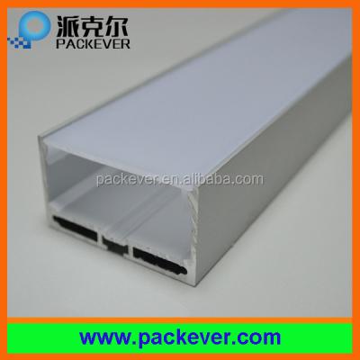 China Anodized Aluminum Ceiling Hanging Aluminum Profile For LED Strip Light Installation for sale