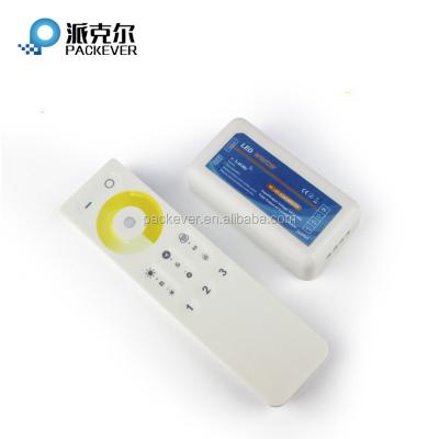 China DC12-24V 2.4G Remote Led Color Temperature Controller For Strip Lights 2.4G Touch Remote Controller for sale