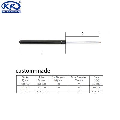 China Cylinder OEM Customize Low Price Tool Box Accessories 200N 300N 400N Nitrogen Shock Absorbers for sale