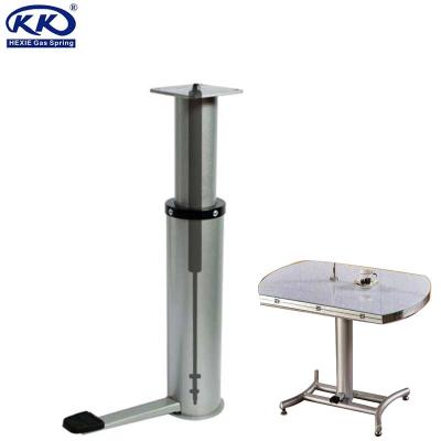 China OEM Factory Style Modern Chinese Modern Metal Coffee Table Simple Cylinder Metal Thick Legs for sale