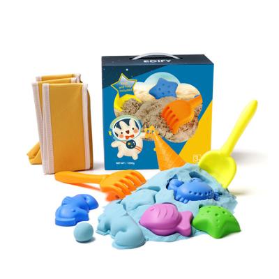 China Safety Non-Toxic Toy Sand Magic Modeling Eco Play Dough Space Toys Educational Teaching for sale