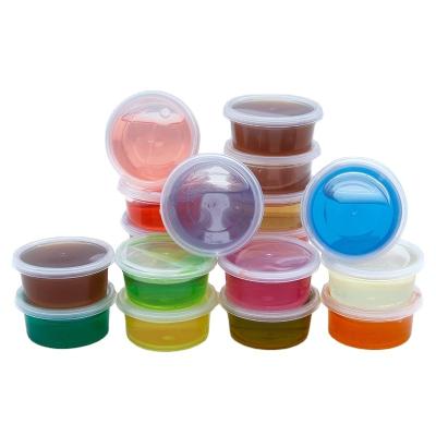 China Handmade Color Crystal Diy Slime Set Of 4 Kit Toy Of Colorful Healthy Non-toxic Multicolor Kind Of Material for sale