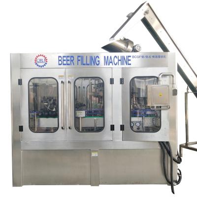 China Food Small Model Glass Bottle Beer Filling Machine / Beer Bottle Factory for sale