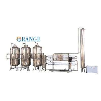 China 10T food water treatment plant price / pure water treatment plant system / drinking water purification machine for sale