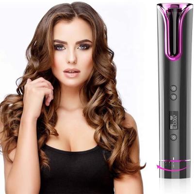 China Safety USB Mini Hair Curler Portable Cordless Cordless Hair Curler Spins Curling Irons Magic Wands for sale