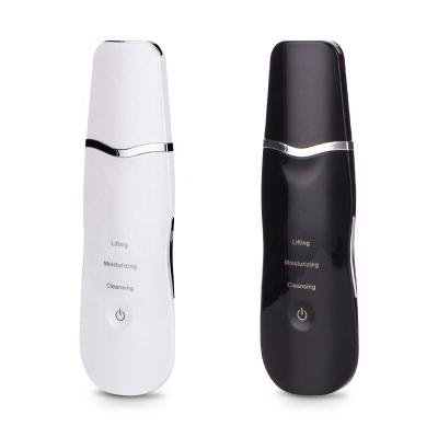 China 2020 Latest Beauty DEEP CLEANING Skin Ultrasonic Facial Scrubber Personal Skin Care Device for sale