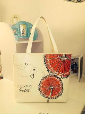 China canvas shopping bag/ custom printed recycled shopping bag for sale