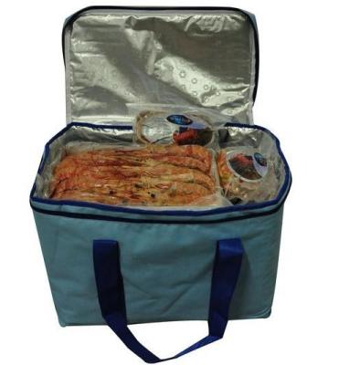 China Reusable polyester cooler bag for frozen seafood for sale