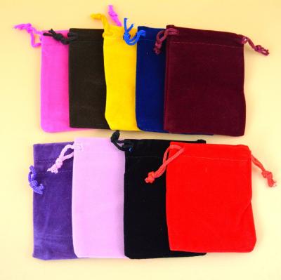 China Customized Logo Wholesale Eco-Friendly Velvet bags/Velvet pouch for sale