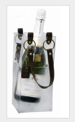 China Recyclable Clear PVC Wine Ice Bag for sale