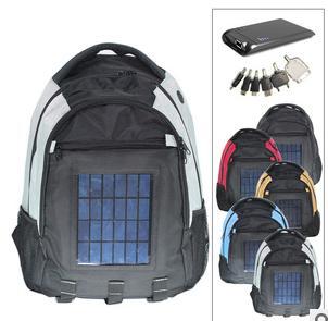 China outdoor solar backpack for men for sale