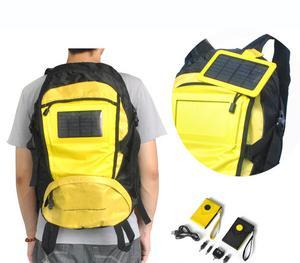 China 1.5w solar backpack, solar travel bag with 1600MAH battery for sale