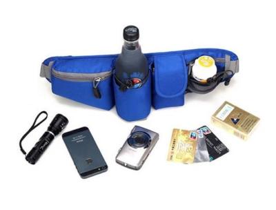 China waterproof waist bum bag ，sports money running belt bags water bottle pouch pack for sale