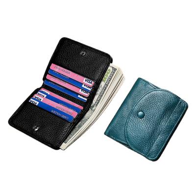 China Wholesale Fashion Custom Leather Vintage Wallet Short Bifold Leather Men With Coin Pockets for sale