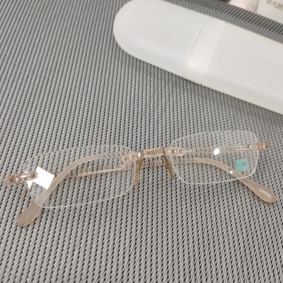 China KALLA 2020 Slim Rimless Reading Glasses for sale