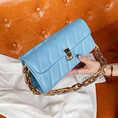 China Luxury Designer Women Bag Handbag Fashion Leather Shoulder Chain Ladies Evening Purse Small Clutch Bag for sale