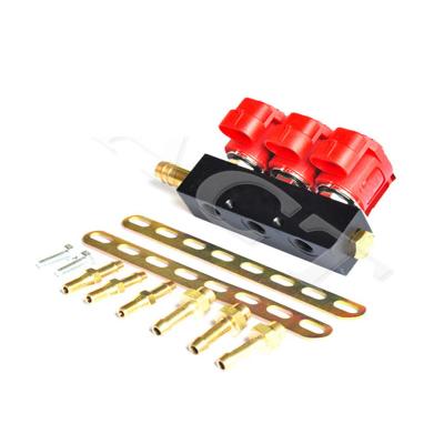 China DT4C fuel inyection kit ACT L02 3 cylinder act cng cylinder ngv lpgcng injector electronic rails (pure iron) for sale