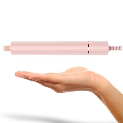 China Exterior Design Lipstick 2 In 1 Portable Small Flat Size Mini Hair Straightener Travel Iron For Bangs for sale