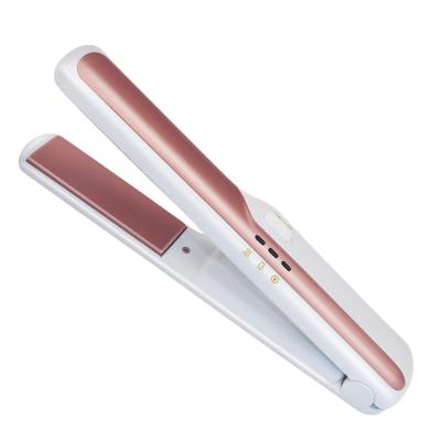 China Portable USB Car Charging Mini Flat Iron Ceramic 1 Inch Cordless Hair Straighteners Hair Straightener for sale