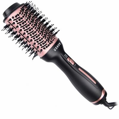 China Duct 3 in 1 Professional Hot Hair Dryer Brush Electric Hot Airbrush Hair Dryer Ceramic Brush for sale