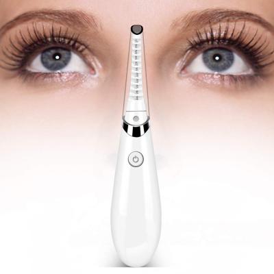 China USB Professional Rechargeable Handheld Type PASSIONATE Electric Ion Eyelash Brush Mini Heated Eyelash Meter for sale