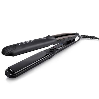 China Hotel Private Label Professional Steam Tools Ionic Ceramic Straightening Styling Irons Flat Iron Flat Coating Hair Straightener for sale