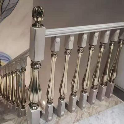 China Special designed solid wood stair railing design for sale