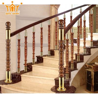 China Modern Warm Designs Staircase Fencing Crystal Stair Pillar for sale