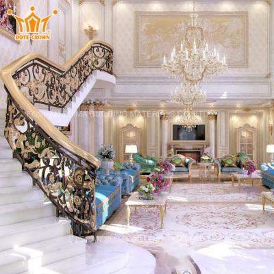 China Modern Chinese Column Suspended Staircase Handrails Railings Supplier for sale