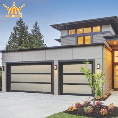 China Modern Garage Doors Black China Top Manufacturer Aluminum Wrought Iron Garage Door for sale