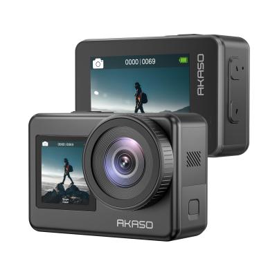 China 4k Outdoor Vlog Camera Youtube AKASO BRAVE Video 7 170 7G Wide Angle With IR 2021 New Launch Hd Wifi 4K 2 Action Camera Waterproof Sport Dual Full Screen for sale