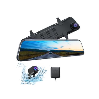 China HD Video Recording PRO Dvr Android Smart Box Night Vision 2 Lens Kingslim DL12 256GB Car Mirror Dashcam Dash Cam for sale