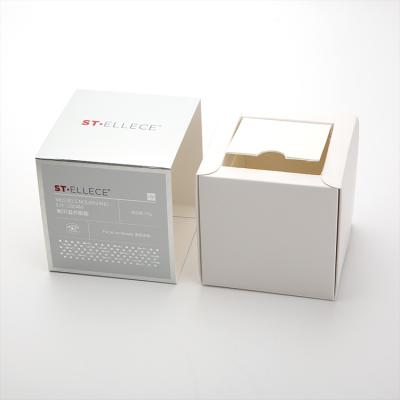 China Logo Eco Friendly Packaging Box Custom Disposable For Skin Care Cream White Cardboard Box For Cosmetic for sale